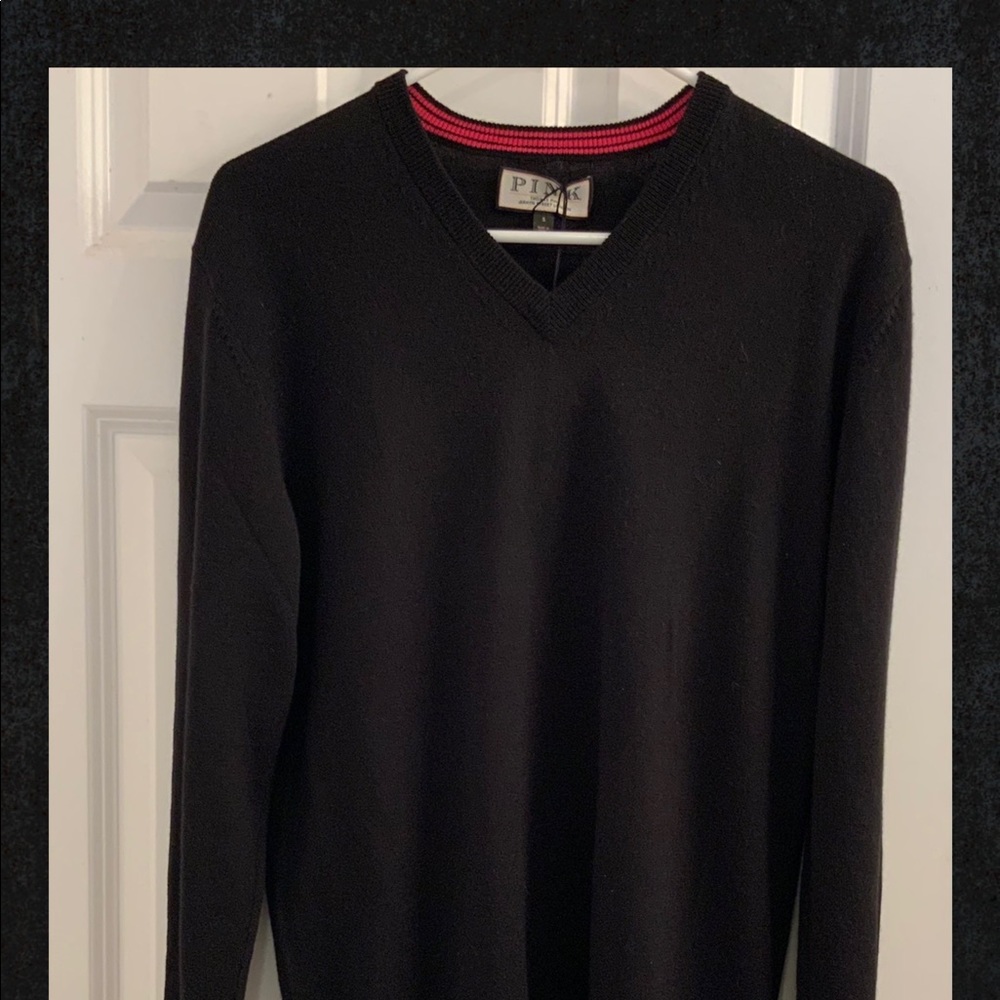 Thomas Pink Hawthorne V-Neck Sweater NWT Men Small